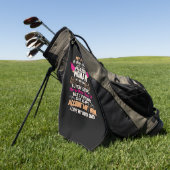 Serviette De Golf Don comptable | Elle Est Ma Mère Comptable (Vert)