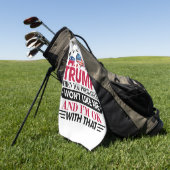 Serviette De Golf Donald Trump (Vert)