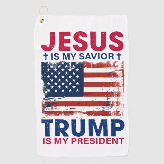 Serviette De Golf Donald Trump (Devant)