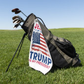 Serviette De Golf Donald Trump (Vert)