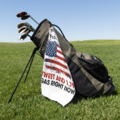 Serviette De Golf Donald Trump (Vert)