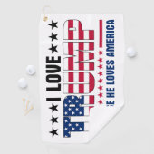 Serviette De Golf Donald Trump (En situation)