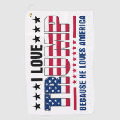Serviette De Golf Donald Trump (Devant)