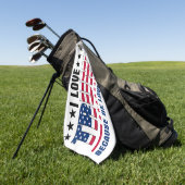 Serviette De Golf Donald Trump (Vert)