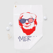Serviette De Golf Donald Trump (En situation)
