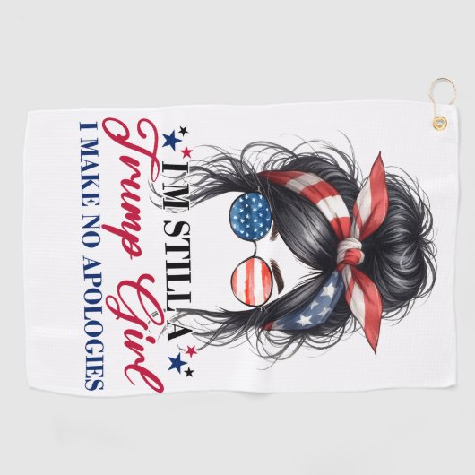 Serviette De Golf Donald Trump (Horizontal)