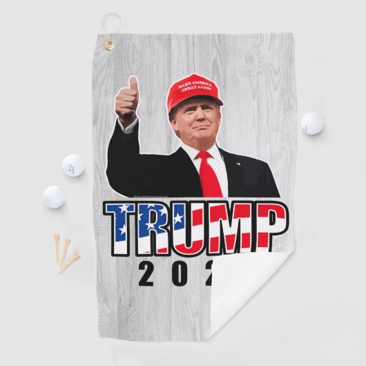 Serviette De Golf Donald Trump 2024 (En situation)