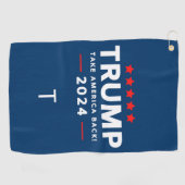 Serviette De Golf Donald Trump 2024 redonne l'élection américaine (Horizontal)