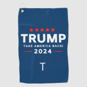Serviette De Golf Donald Trump 2024 redonne l'élection américaine (Devant)