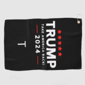 Serviette De Golf Donald Trump 2024 redonne l'élection américaine (Horizontal)