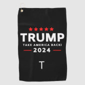 Serviette De Golf Donald Trump 2024 redonne l'élection américaine (Devant)