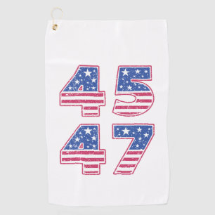Serviette De Golf Donald Trump 45-47