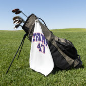 Serviette De Golf Donald Trump 47 (Vert)