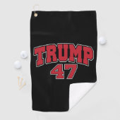 Serviette De Golf Donald Trump 47 (En situation)