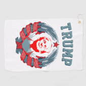 Serviette De Golf Donald Trump Emblème soviétique (Horizontal)