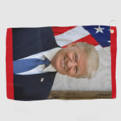 Serviette De Golf Donald Trump Président des États-Unis Maison Blanc (Horizontal)