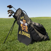 Serviette De Golf Donner Une Chance Aux Abeilles (Vert)
