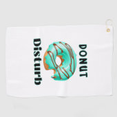 Serviette De Golf Donut Disturb fun (Horizontal)
