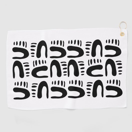Serviette De Golf Doodle 10 (Horizontal)
