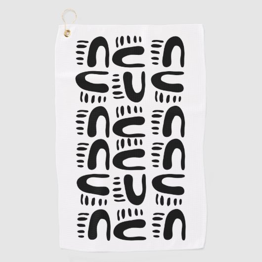 Serviette De Golf Doodle 10 (Devant)