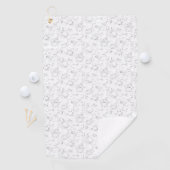 Serviette De Golf dot Design Quarty Six (En situation)