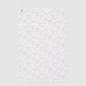 Serviette De Golf dot Design Quarty Six (Devant)