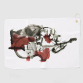 Serviette De Golf Double bassiste (Horizontal)