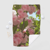 Serviette De Golf Double floraison cerisier III printemps fleuri (En situation)