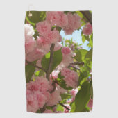 Serviette De Golf Double floraison cerisier III printemps fleuri (Devant)