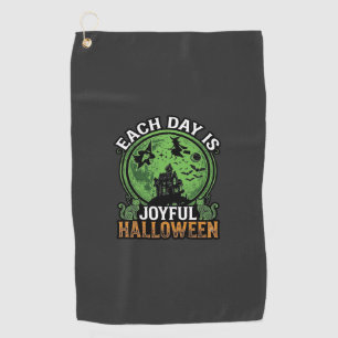 Serviette De Golf Double Toil Trouble Sorcière Citrouille Halloween