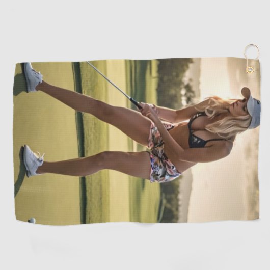 Serviette De Golf Doublure d'une culasse (Horizontal)