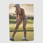 Serviette De Golf Doublure d'une culasse (Devant)