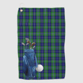 Serviette de golf Douglas Tartan Plaid (Devant)