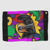 SERVIETTE DE GOLF DOXIE MARDI GRAS (Horizontal)