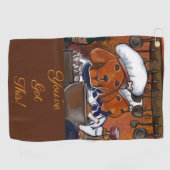 SERVIETTE DE GOLF DOXIES DE CHEF (Horizontal)