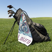 Serviette De Golf Dragon coloré (Vert)