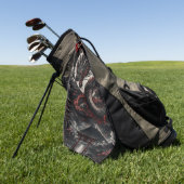 Serviette De Golf Dragon de la Lune de Sang (Vert)