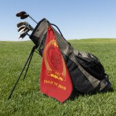 Serviette De Golf Dragon Heart, Année du Dragon (Vert)