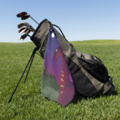 Serviette De Golf Dragon médiéval (Vert)