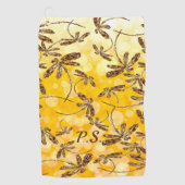 Serviette de golf Dragonfly Sunshine (Devant)