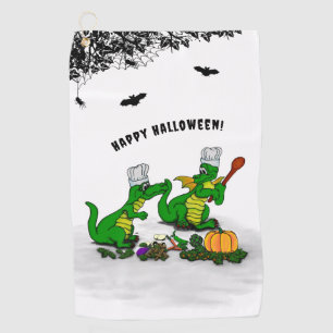 Serviette De Golf Dragons - Joyeux Halloween ! Aujourd'hui je vais c