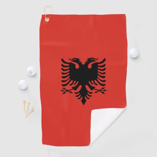 Serviette De Golf Drapeau albanais (En situation)