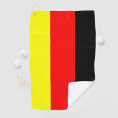 Serviette De Golf Drapeau allemand (En situation)