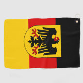 Serviette De Golf Drapeau allemand (Horizontal)