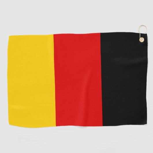 Serviette De Golf Drapeau allemand (Horizontal)