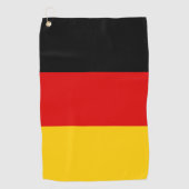 Serviette De Golf Drapeau allemand (Devant)