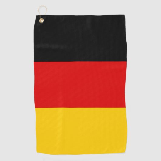 Serviette De Golf Drapeau allemand (Devant)