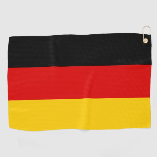 Serviette De Golf Drapeau allemand (Horizontal)