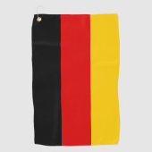 Serviette De Golf Drapeau allemand (Devant)