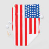 Serviette De Golf Drapeau américain (En situation)